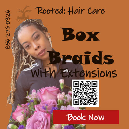 Box Braids! Available with and without extensions! Prices starting at $100! Book Now!