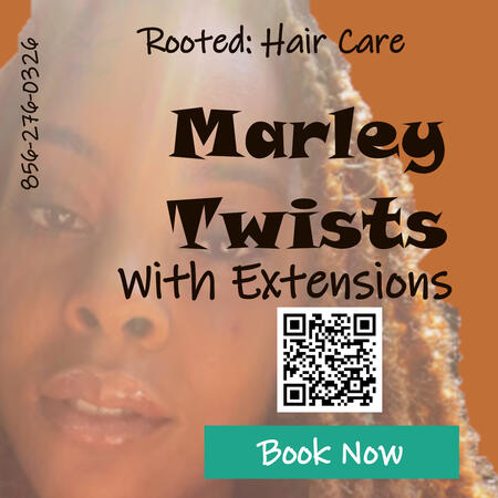 Marley Twists, Passion Twists, & More! Prices starting at $200! Please note, hair is not included! Book Now!